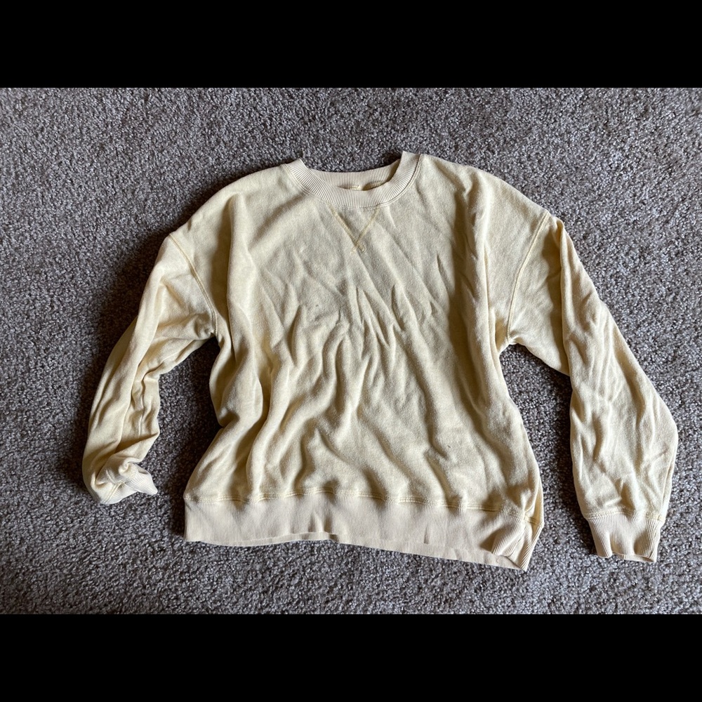 Comfy Yellow So Brand Pullover